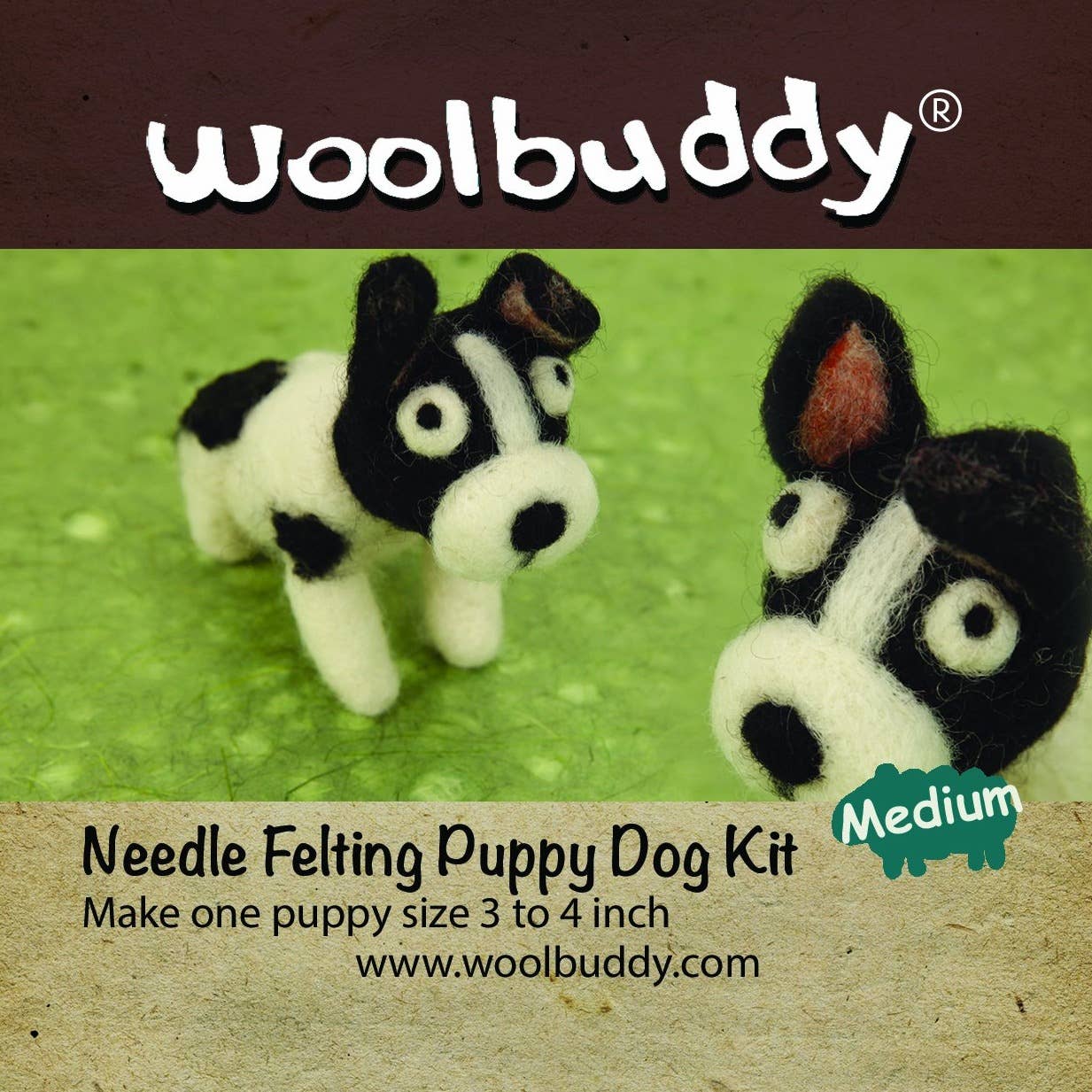 DIY Needle Felting Kit - Puppy Dog
