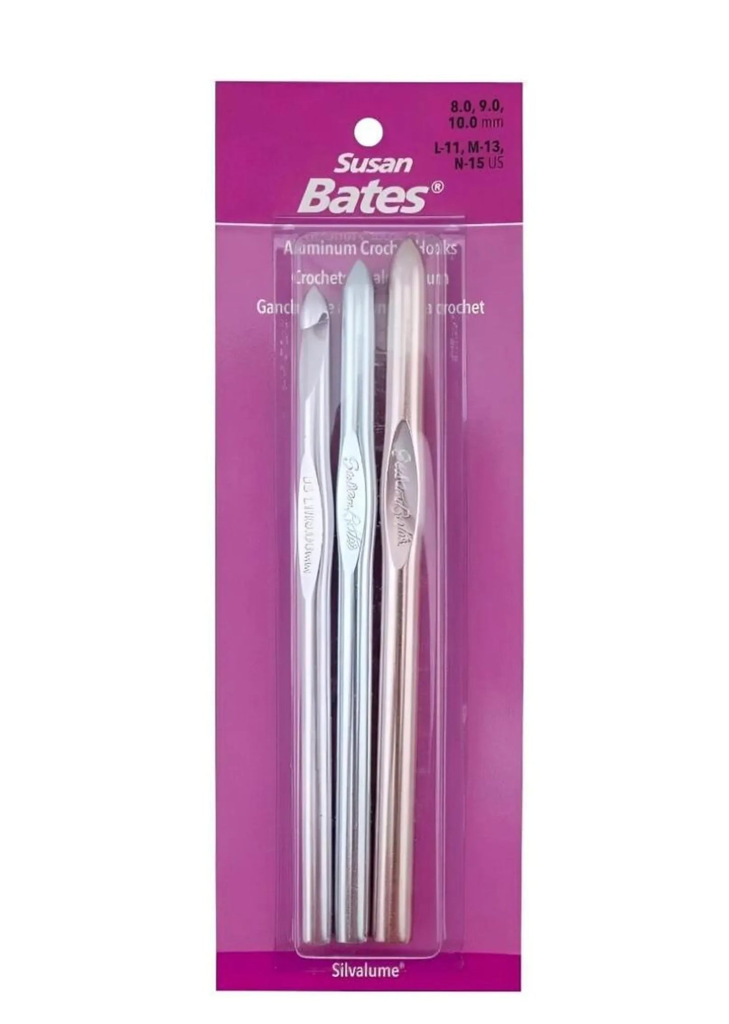 Silvalume Crochet Hooks