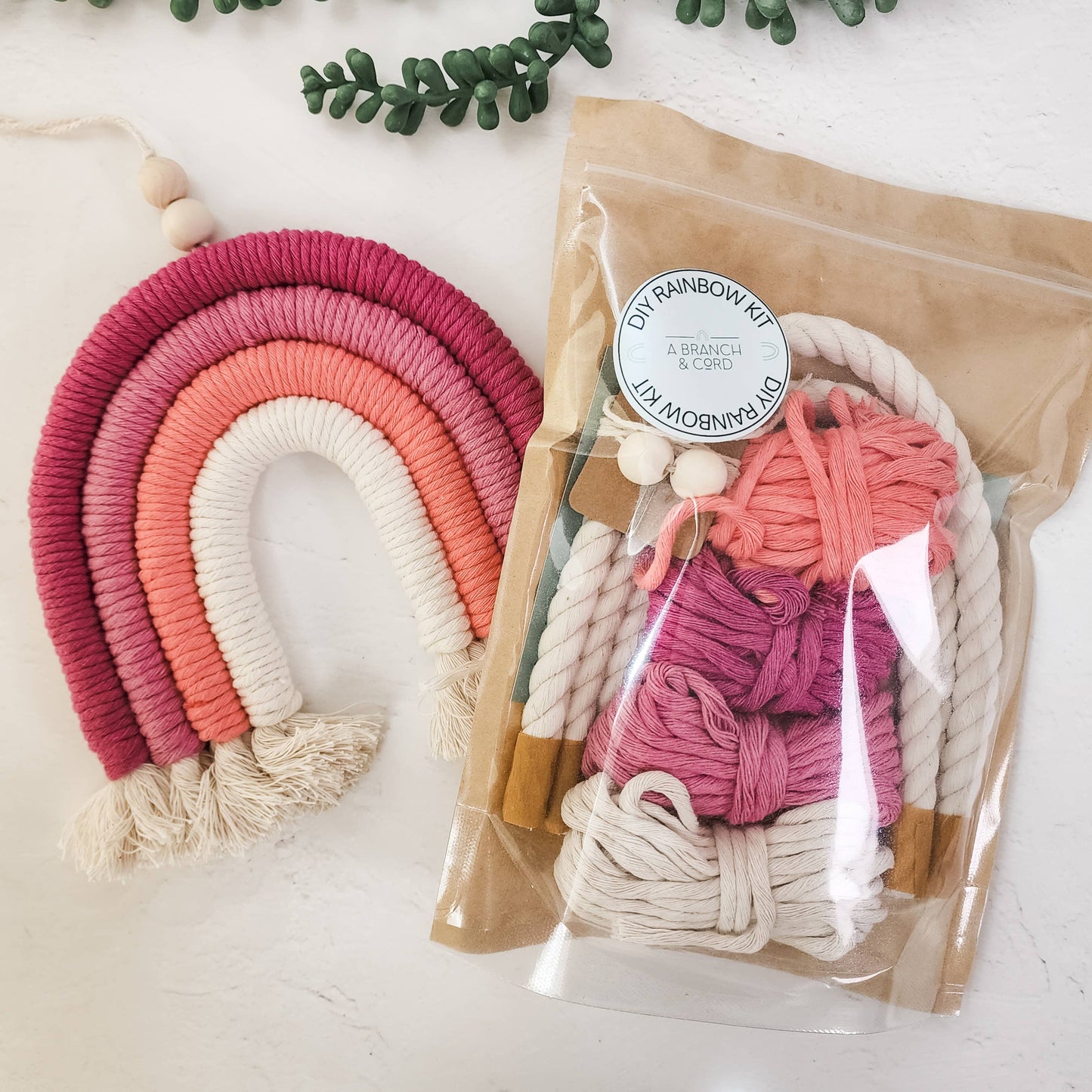Very Berry Macrame Rainbow Kit