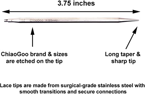 4" Chiaogoo Twist Interchangeable Needle Sets