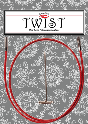 Chiaogoo Red Twist Cables - 30"