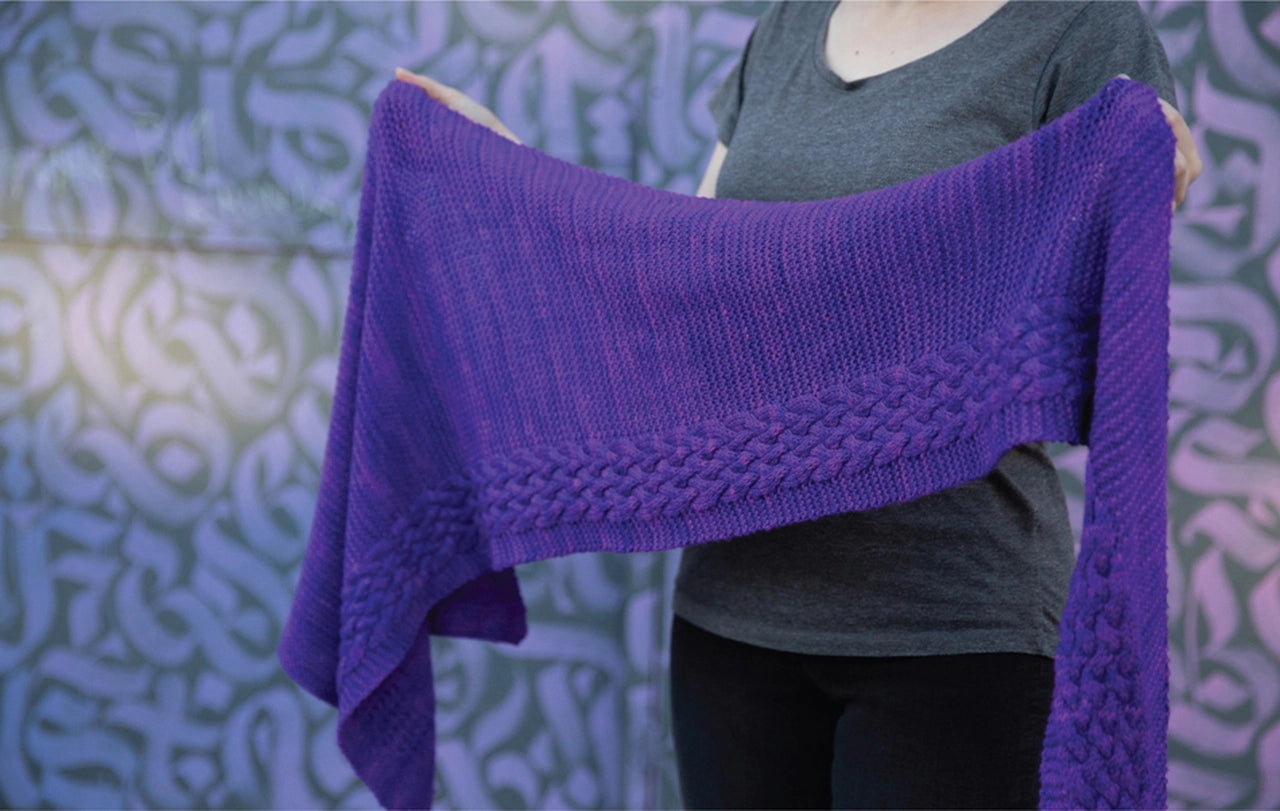 The Rave Shawl Leaflet by Tin Can Knits