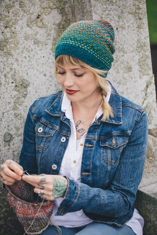 Shiftalong Pattern Leaflet by Drea Renee Knits