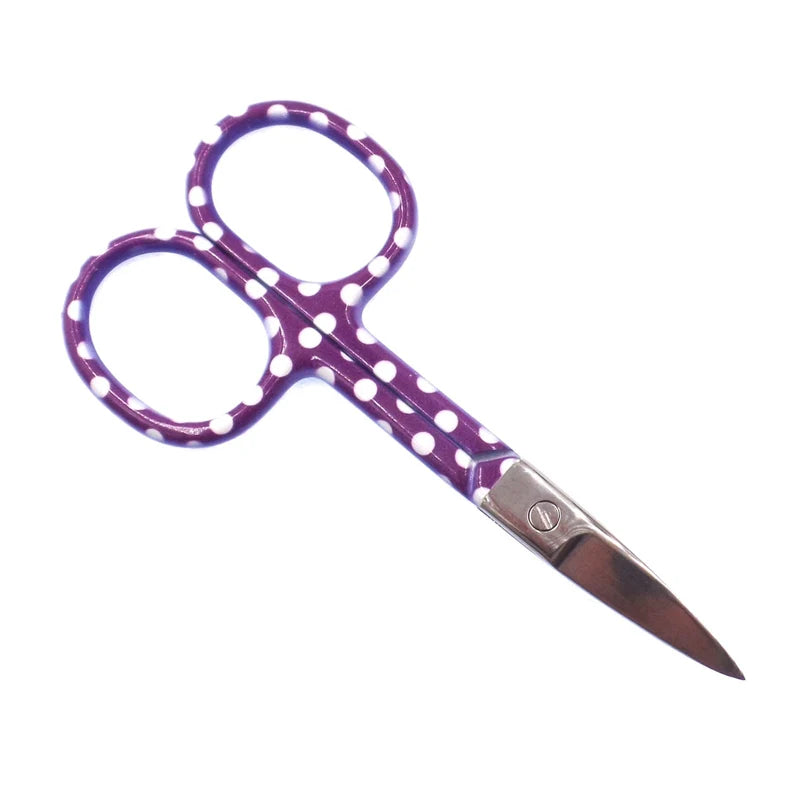 Bright Polka Dot Curved Scissors