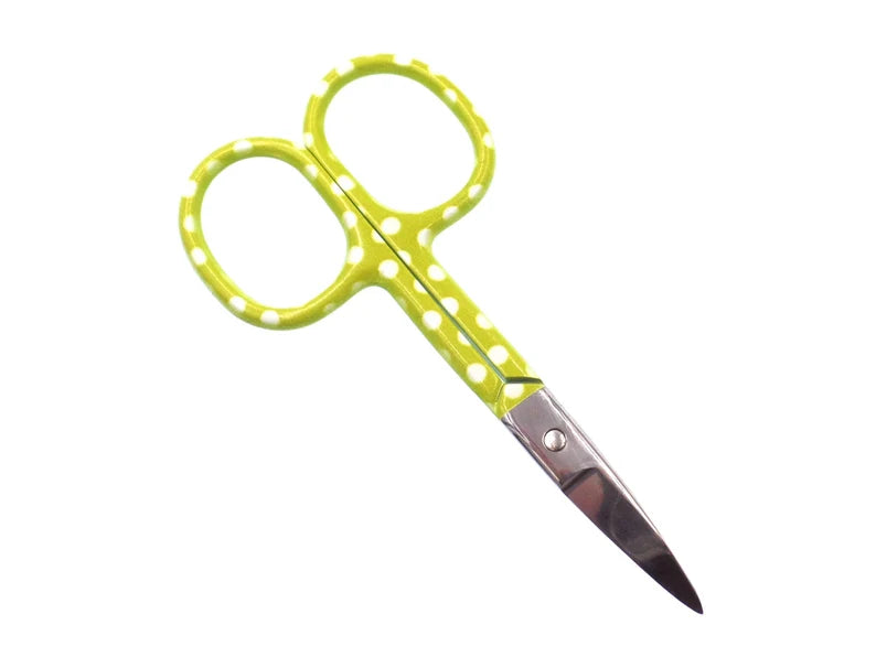 Bright Polka Dot Curved Scissors