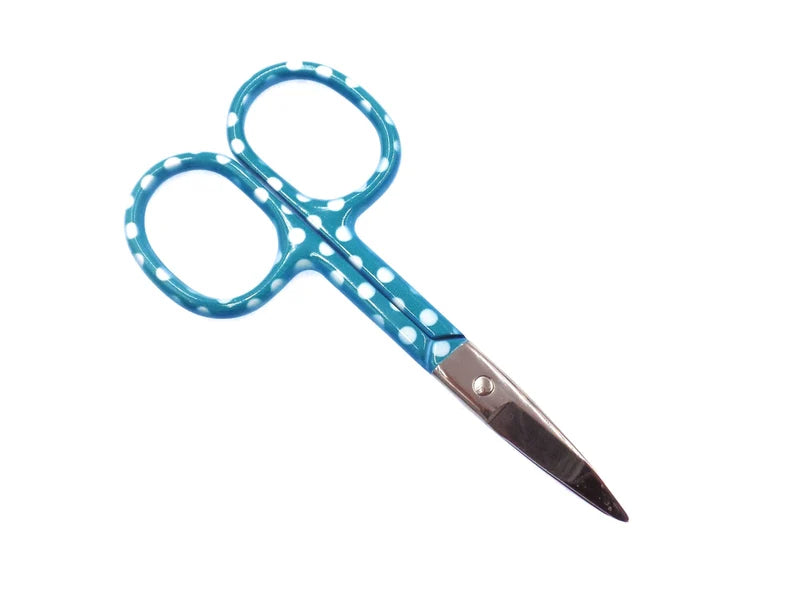 Bright Polka Dot Curved Scissors