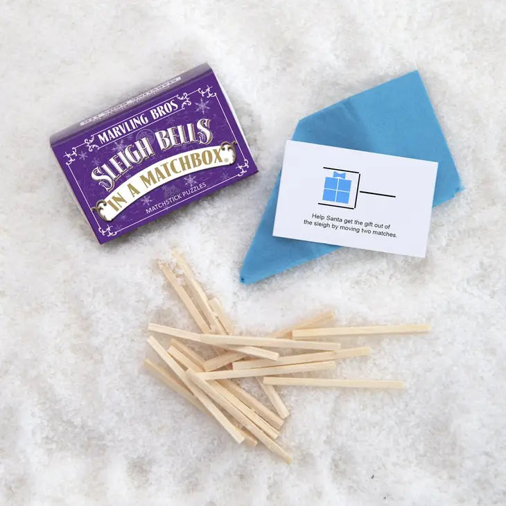 Christmas Matchstick Puzzles Set Of Six Alternative Puzzles