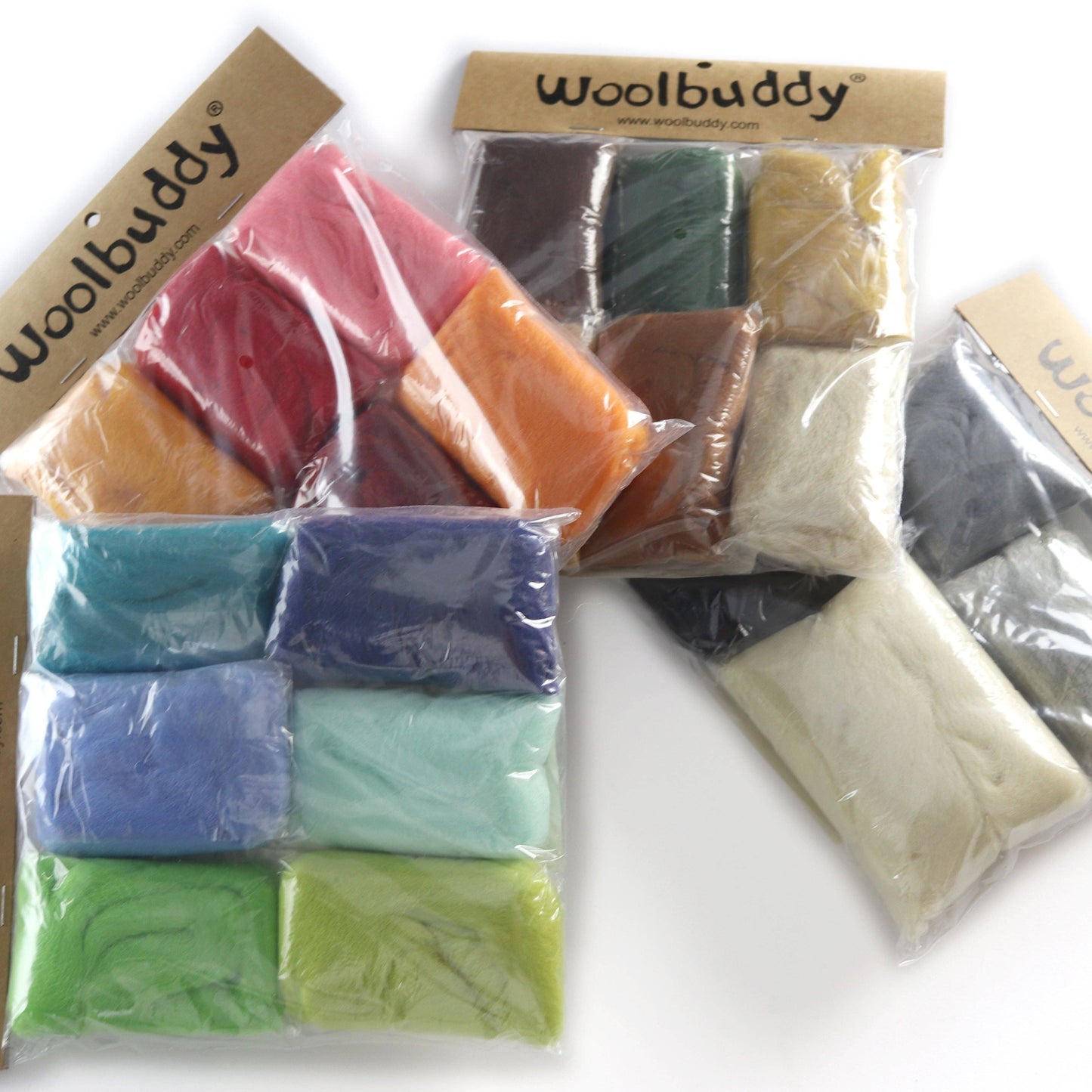 Four Season Color Wool Fiber for Needle Felting
