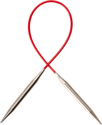 Chiaogoo Red Lace Fixed Circular Needles - 9"