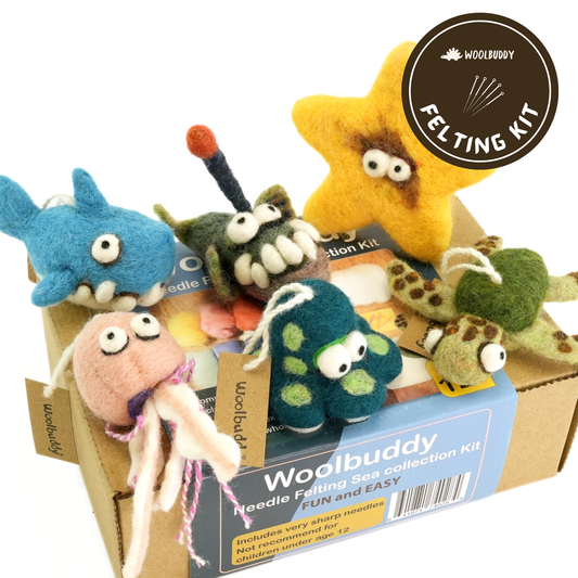 DIY Needle Felting Sea Collection Kit – Make 6 Ocean Friends