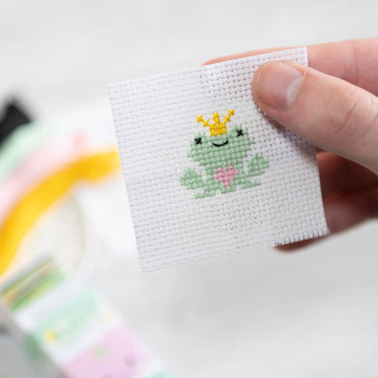 Frog Prince Mini Cross Stitch Kit