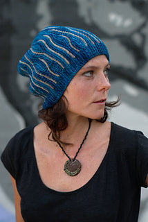 Elemental-5 fabric bending short row hats from Woolly Wormhnead