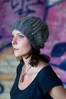 Elemental-5 fabric bending short row hats from Woolly Wormhnead