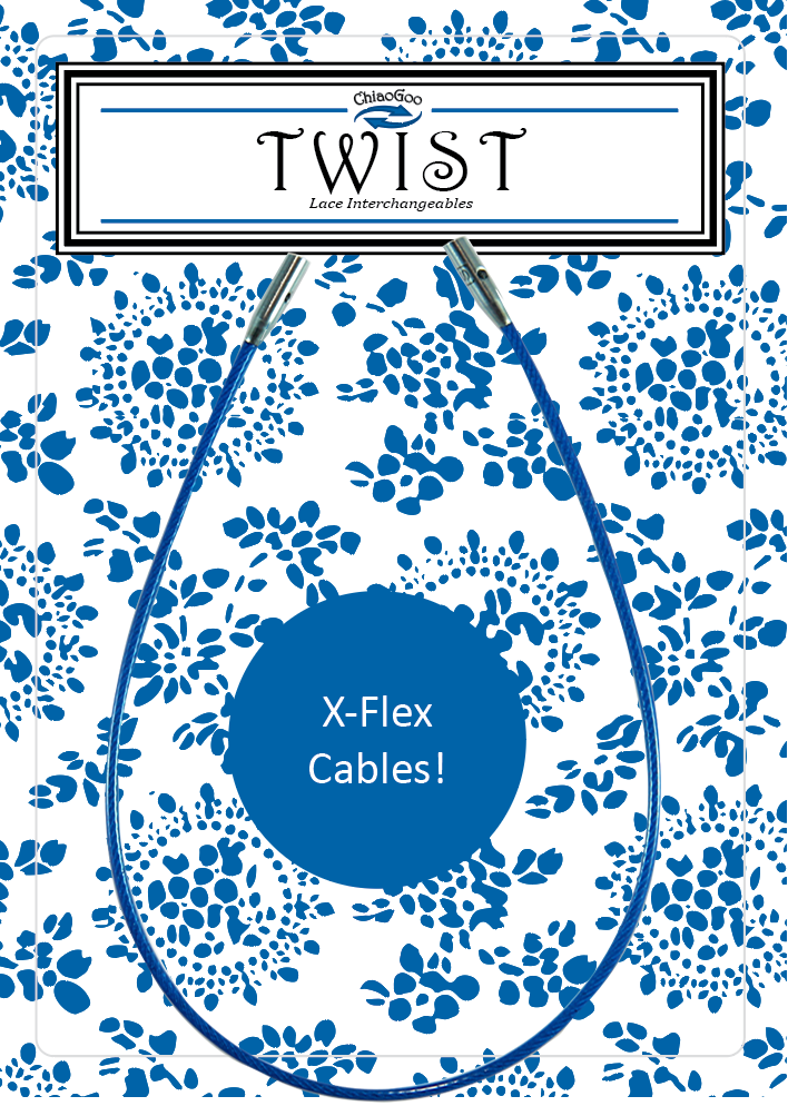 Blue X-Flex Cables 5"