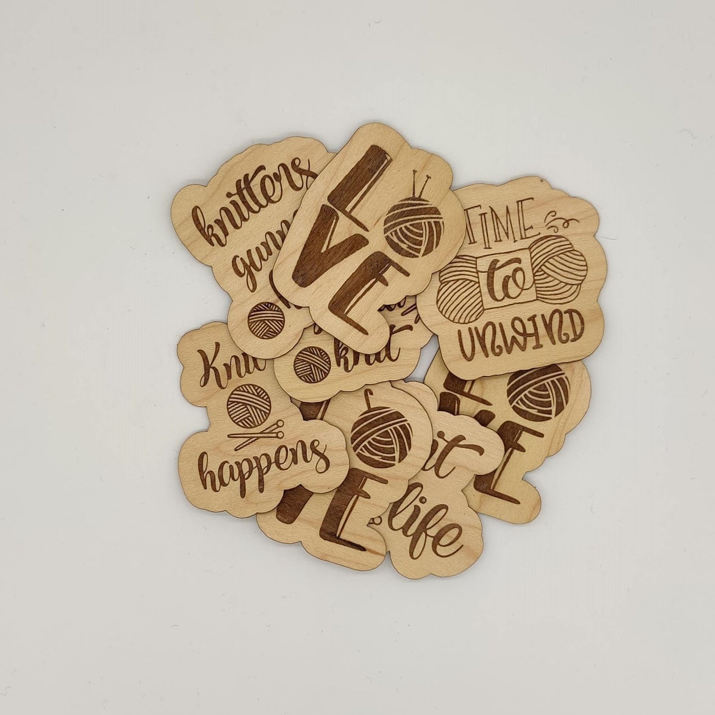 Wood stickers
