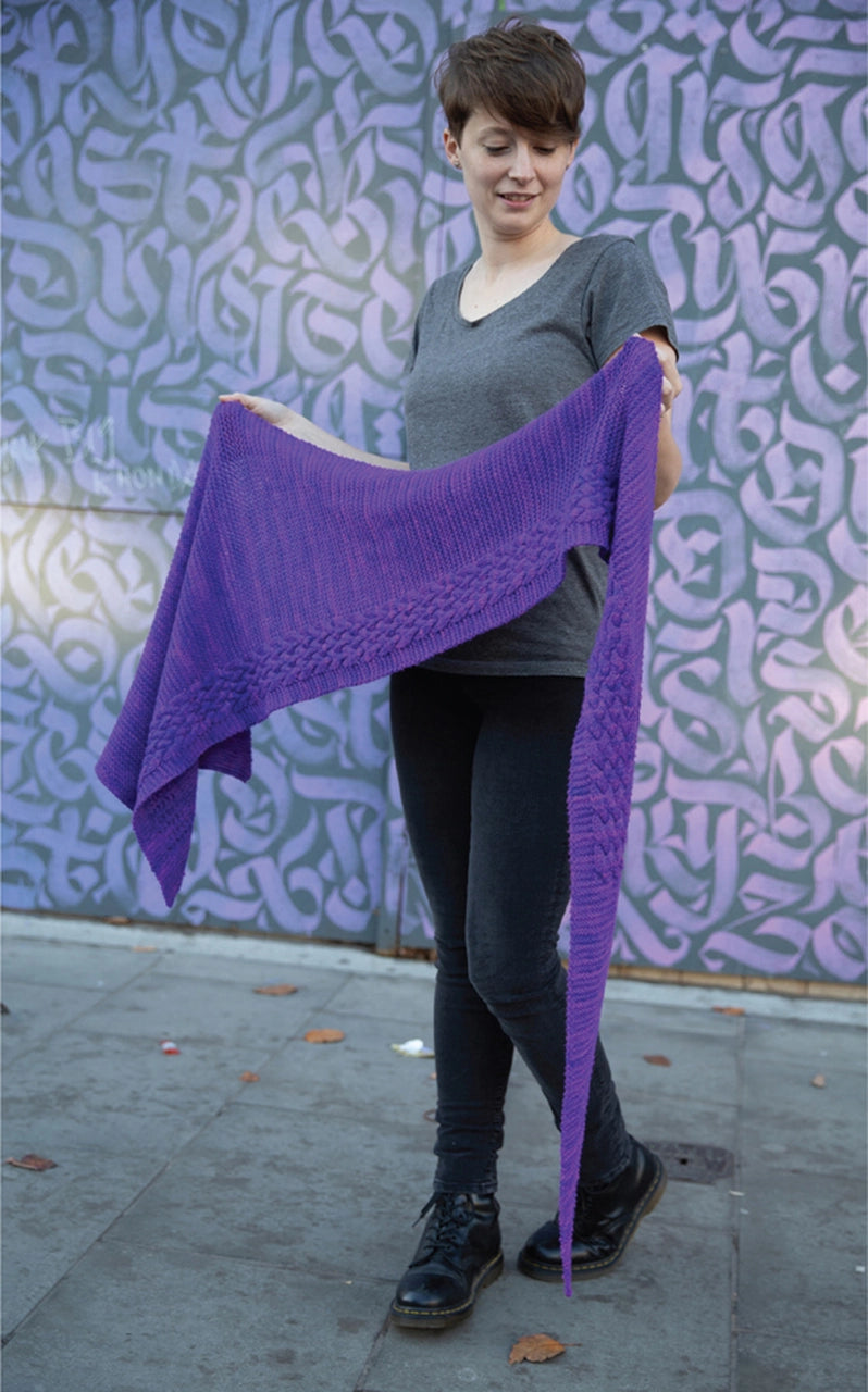 The Rave Shawl Leaflet by Tin Can Knits