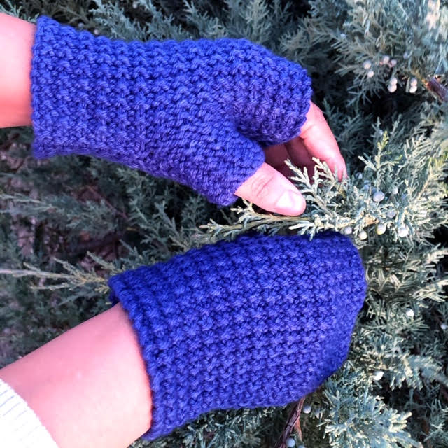Hands Up! Fun Fingerless Mitts to Knit