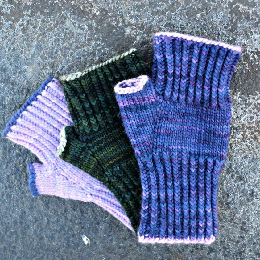 Hands Up! Fun Fingerless Mitts to Knit
