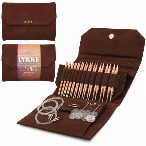 Lykke Cypra Copper Interchangeable Needle Set -5"